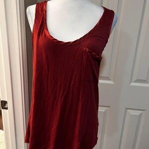 Lulu's Deep Red Tank Top